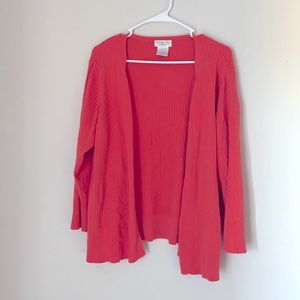 Womens pink cardigan. Never worn